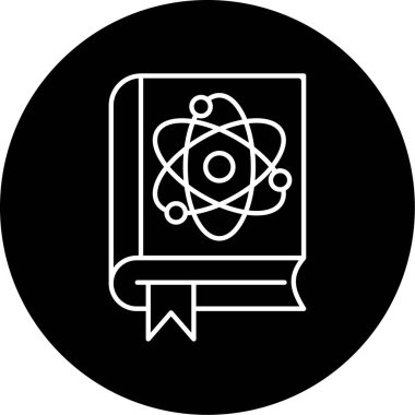 Fizik simgesi vektör illüstrasyonu