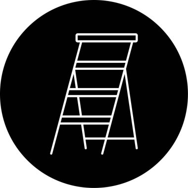 Adım Merdiven simgesi vektör çizimi