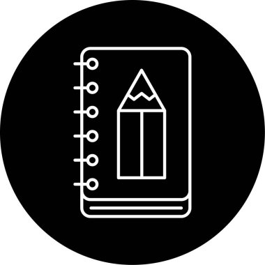 Taslak Kitabı vektör illüstrasyonuName