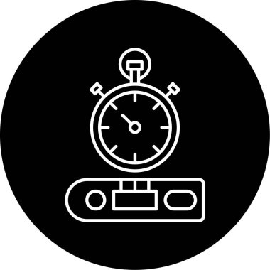 Hızlı Test simgesi vektör illüstrasyonu