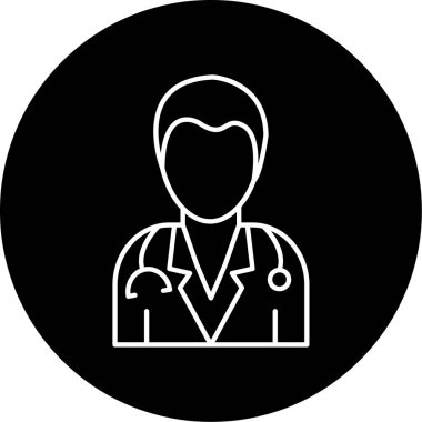 Doktor Simge vektör illüstrasyonu