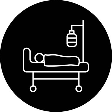 Yoğun Bakım Birimi vektör çizimi