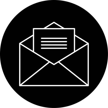 e- posta simgesi vektör illüstrasyonu