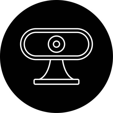 Webcam simge vektör çizim
