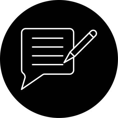 Geri besleme simgesi vektör illüstrasyonu