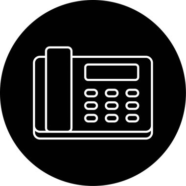 Sabit hat simgesi vektör illüstrasyonu