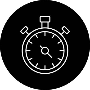 Kronometre simgesi çizimi