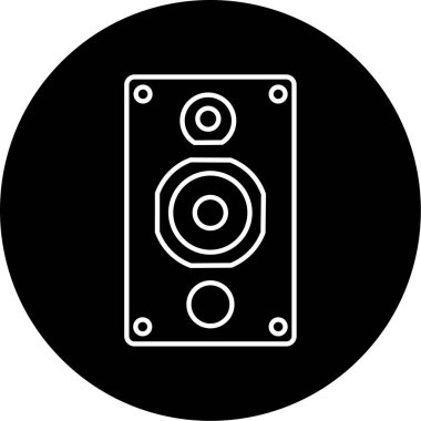 hoparlör vektör illüstrasyonu