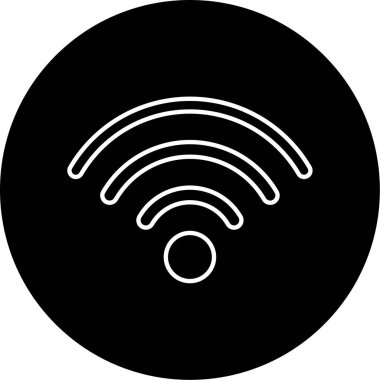 wifi simgesi vektör illüstrasyonu