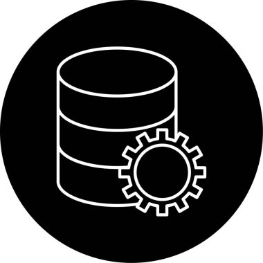 veritabanı simgesi çizimi