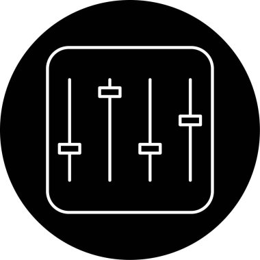 Simge vektör illüstrasyonunu denetler