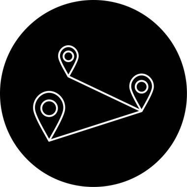 navigasyon simgesi vektör illüstrasyonu