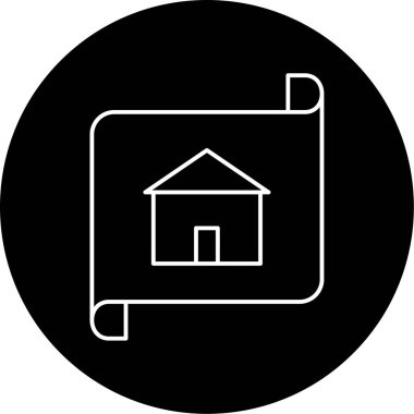 Şablon simgesi vektör illüstrasyonu