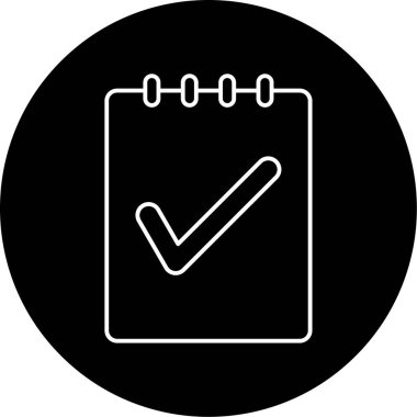 Seçili simge vektör illüstrasyonu