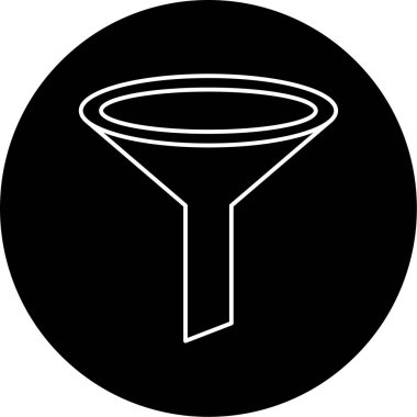 Simge vektör çizim huni