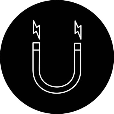 mıknatıs simgesi vektör çizimi