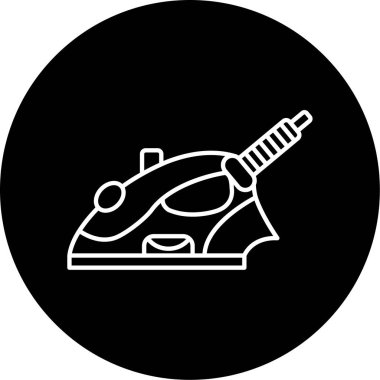 Demir ikon vektör illüstrasyonu