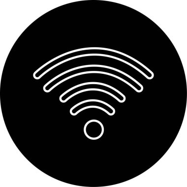 wifi simgesi vektör illüstrasyonu