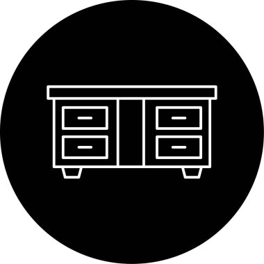 tablo simgesi vektör illüstrasyonu