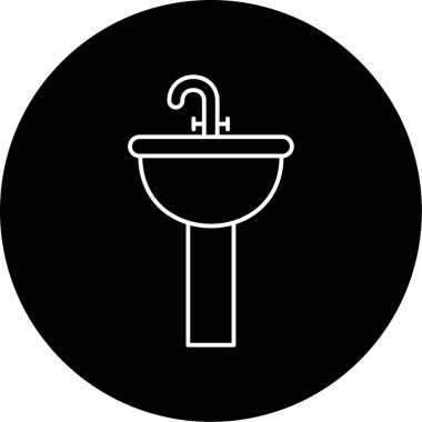 batık simgesi vektör illüstrasyonu