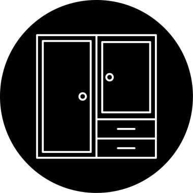 Kostüm simgesi vektör illüstrasyonu