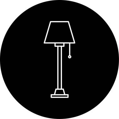  zemin lamba simge vektör çizim