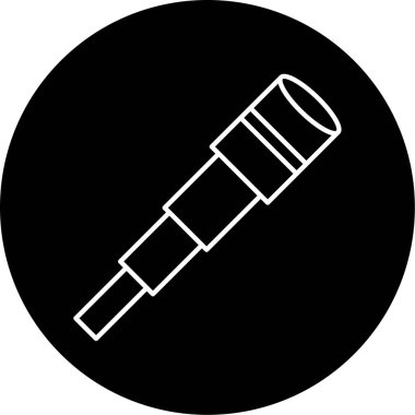 Spyglass simge vektör çizim