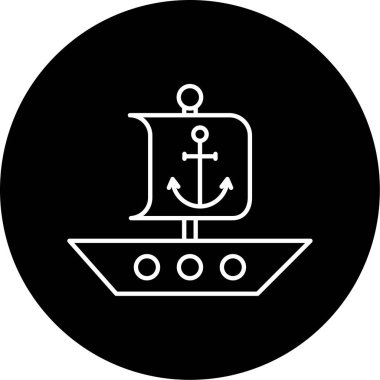 bayrak ikonu vektör illüstrasyonu