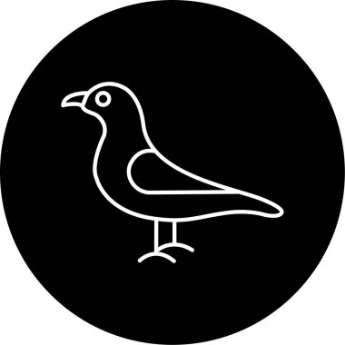 martı simge vektör çizim