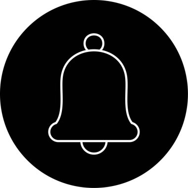 Güzel çan simgesinin vektör çizimi
