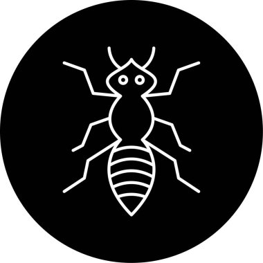  Karınca Vektörü Şekil Simgesi Tasarımı 