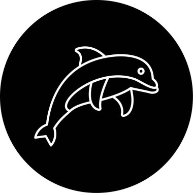 Yunus Vektörü Şekil Simgesi Tasarımı 