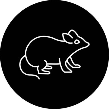 Fare Vektörü Şekil Simgesi Tasarımı 