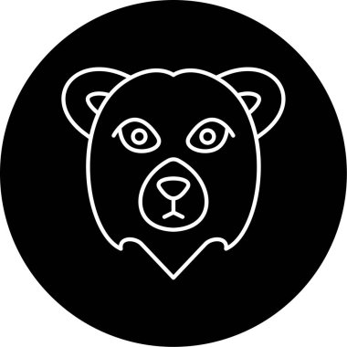 Kutup Ayısı Vektör Sembol Tasarımı 