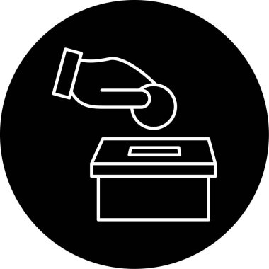 Charity Vektörü Glyph Simge Tasarımı 