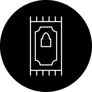 Halı Vektörü Kabartma Simgesi Tasarımı 