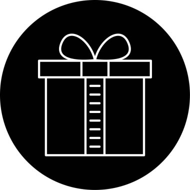  Hediye Vektörü Kabartma Simgesi Tasarımı 