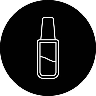 Tırnak cilası Vektör Kabartma Simgesi Tasarımı 