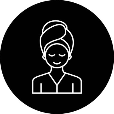 Güzellik Tedavi Vektörü Sembol Tasarımı 