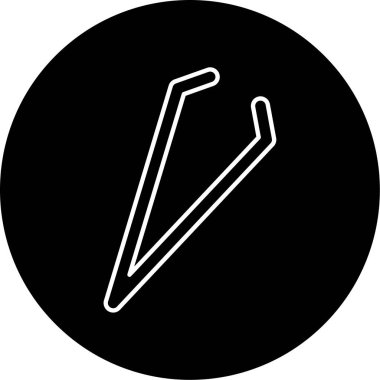 Cımbız Vektör Kabartma Simgesi Tasarımı 