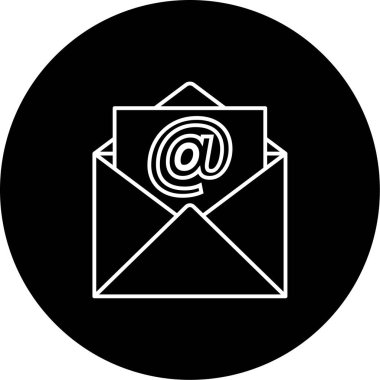 E- posta Kutusu Vektör Sembol Tasarımı