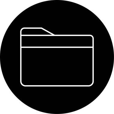 Dosya Yöneticisi Vektör Sembol Tasarımı