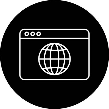 Web Tarayıcı Vektörü Sembol Tasarımı