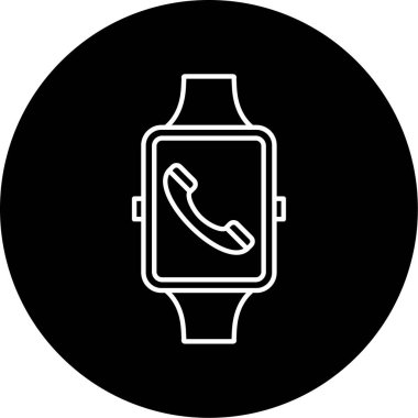  Akıllı Saat Vektör Şekil Simgesi Tasarımı