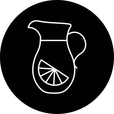  Lemonade Vektör Şekil Simgesi Tasarımı