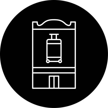 Tatil Vektörü Kabartma Simgesi Tasarımı