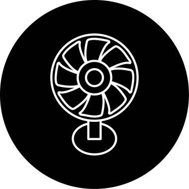 Fan Vektörü Şekil Simgesi Tasarımı