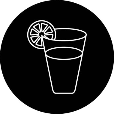 Lemonade Vektör Şekil Simgesi Tasarımı