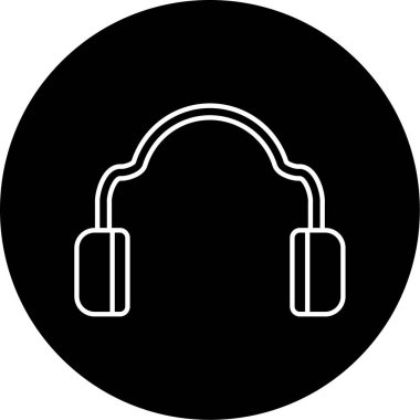 Vektör kulaklık simge tasarlamak