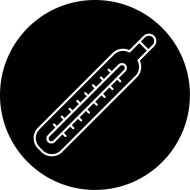 termometre simgesi vektör illüstrasyonu